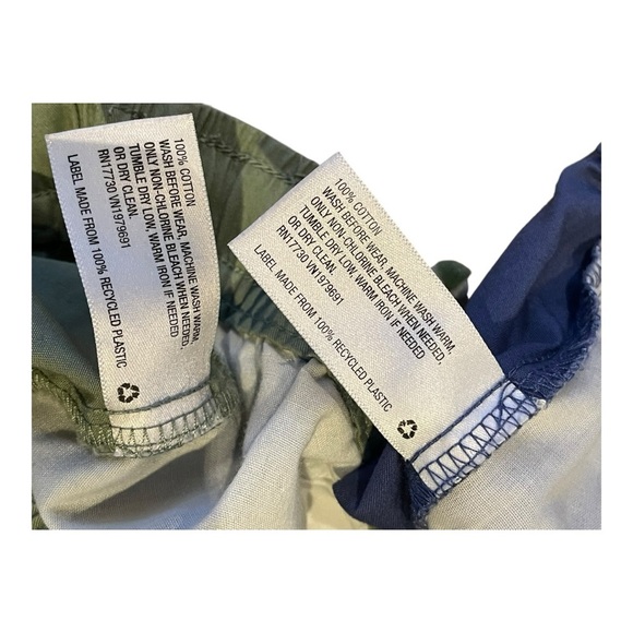 Cat & Jack Blue & Green Shorts Lightweight Elastic Waist 100% Cotton Size: M 7/8 - Picture 5 of 8